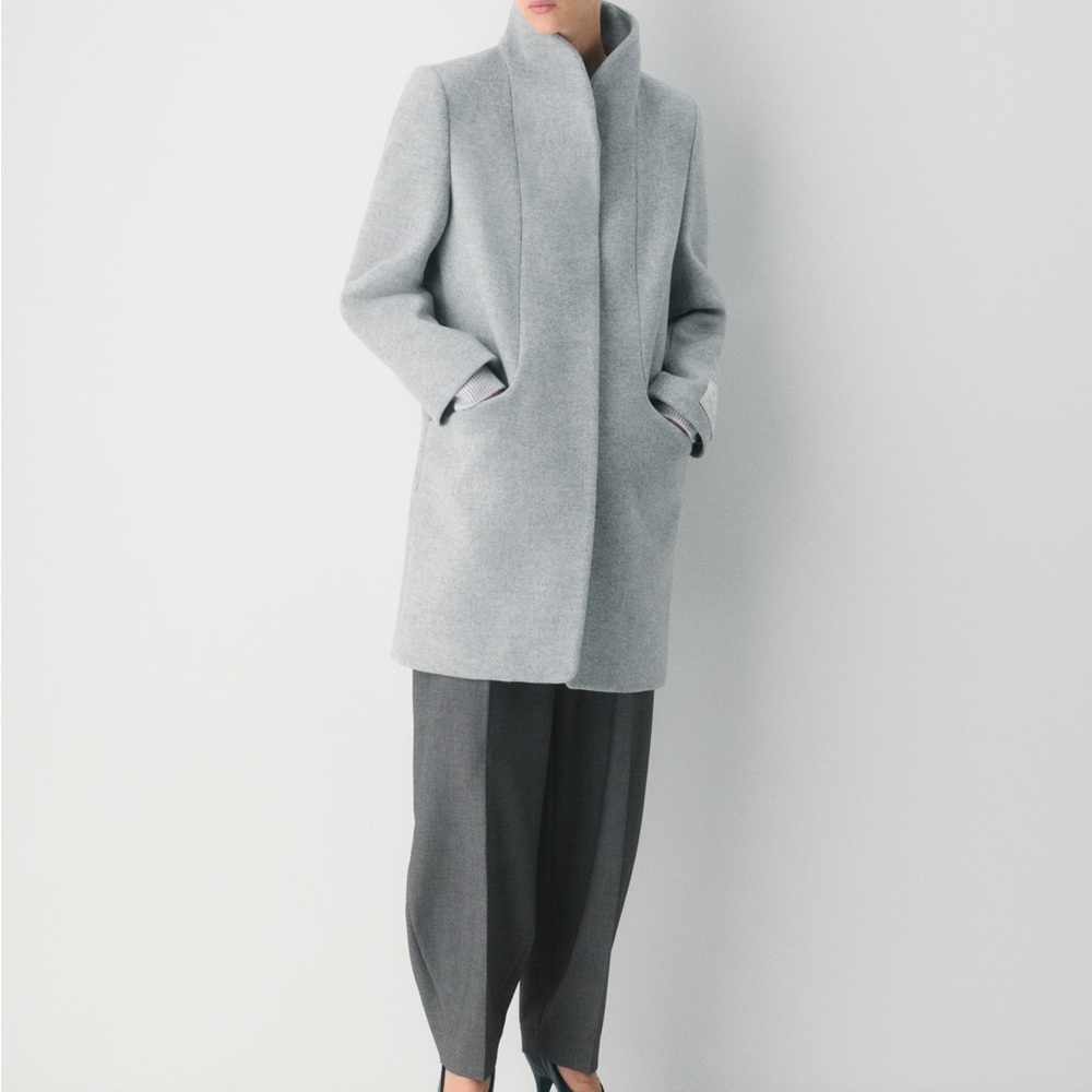 ARITZIA WILFRED Oversized Cocoon Coat (Wool/Cashmere)
